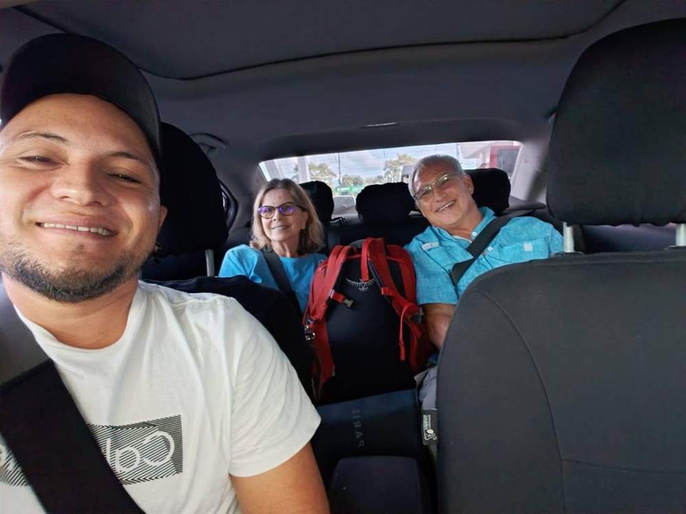 Airport transfer with our guests